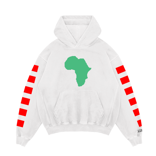 FLAG HOODIE - WHITE