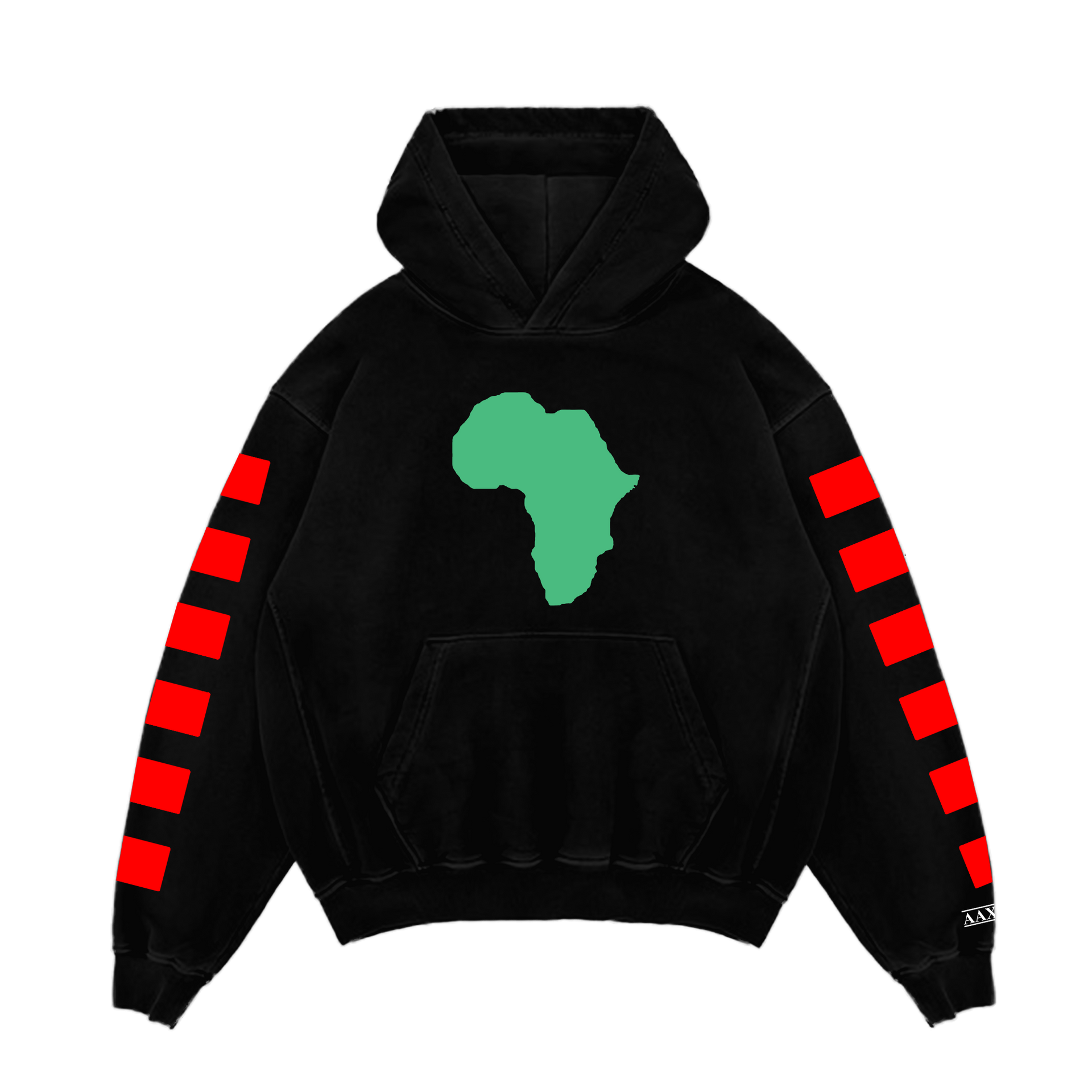 FLAG HOODIE - BLACK – MOSTINFLUENTIALSHOP